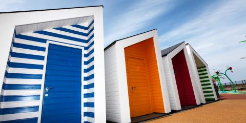 Beach huts